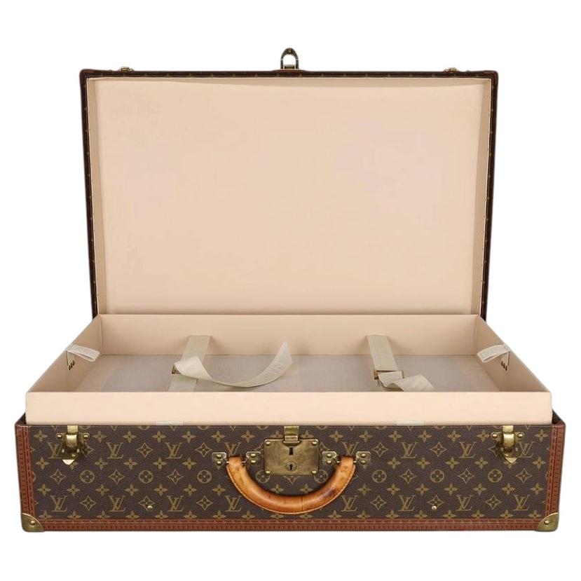 Louis Vuitton Monogram Alzer 75 Hard Case Trunk Weekend Travel Bag