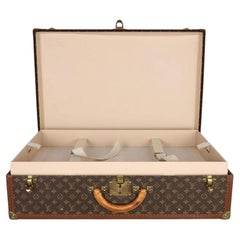 Louis Vuitton Monogram Alzer 75 Hard Case Trunk Weekend Travel Bag