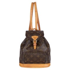 Louis Vuitton Brauner Monogram Montsouris Rucksack PM