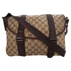 Gucci GG Canvas Crossbody Messenger Bag