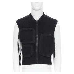 Runway LOUS VUITTON Virgil Abloh Multi 3D Pocket utility pocket ribbed vest M
