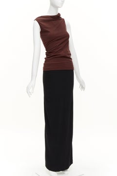 COMME DES GARCONS Vintage 1997 Lumps & Bumps red asymmetric top black skirt M