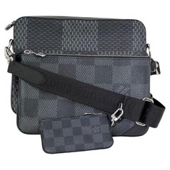 Louis Vuitton Trio Messenger Damier Graphite Men's Bag