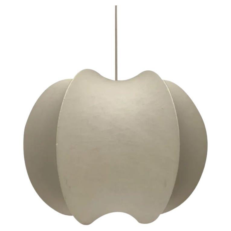 Lámpara colgante Cocoon alemana de mediados de siglo de Goldkant Leuchten, años 60