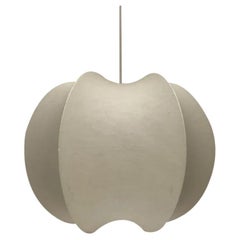 Mid-Century German Cocoon Pendant Lamp from Goldkant Leuchten, 1960s
