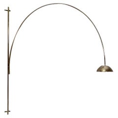 Vintage Postmodern German Una Arc Wall Lamp by Florian Schulz