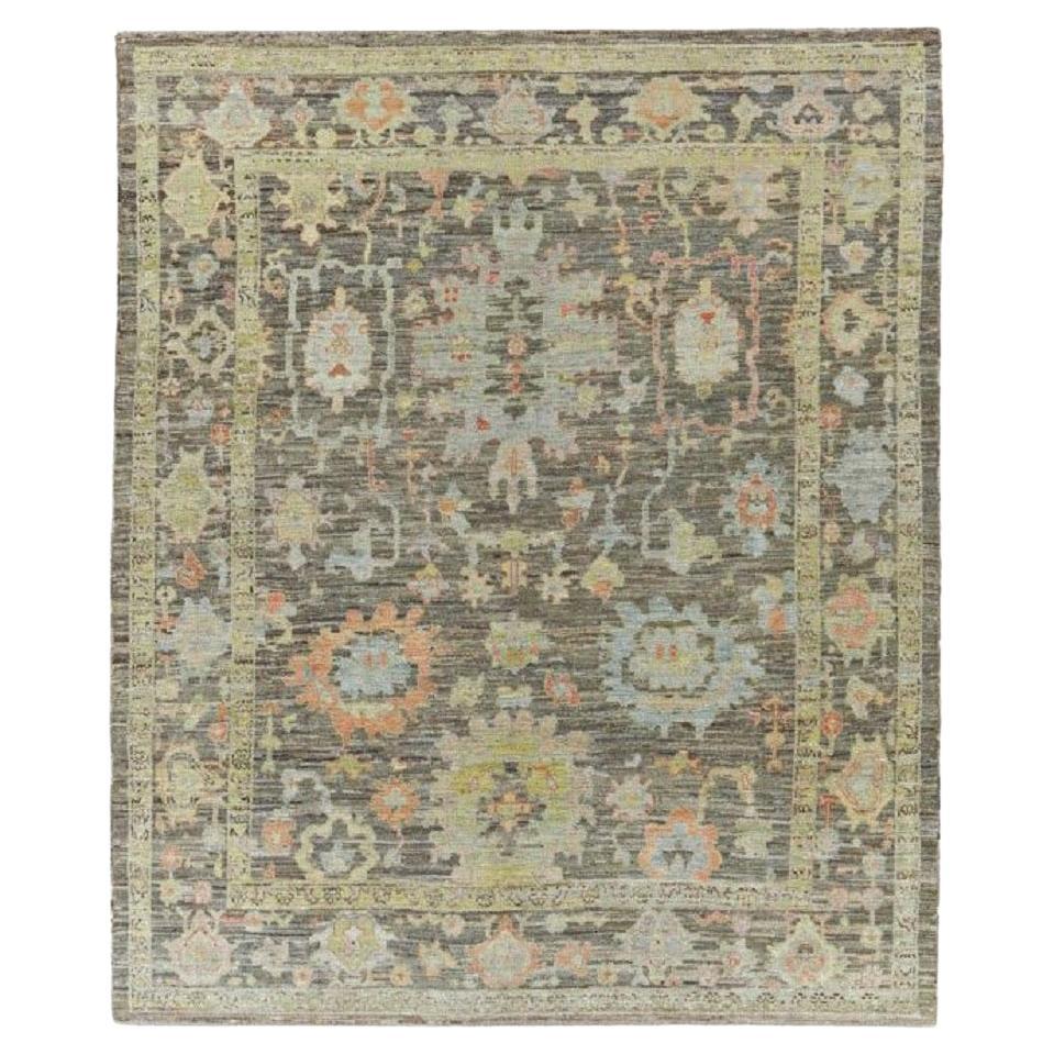 Tappeti Afghanistan Rose Collection - Lana Blu Marrone Rosa - 90836