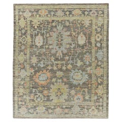 Tappeti Afghanistan Rose Collection - Lana Blu Marrone Rosa - 90836