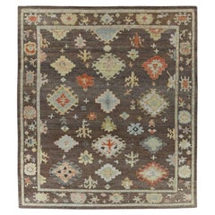 Afghanistan Collection Rose Tapis de sol - Laine Brown Ivoire Rouge - 90838
