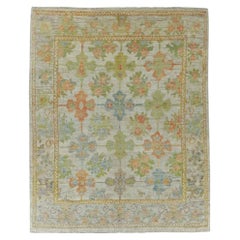 Turkey  Rose Collection Area Rugs - Wool Blue Ivory Red - 90840