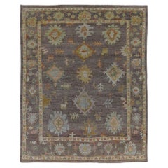 Turkey  Rose Collection Area Rugs - Wool Blue Brown Green - 90884