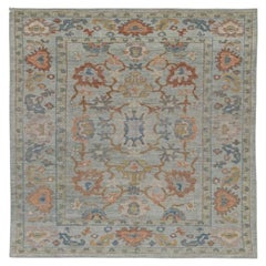 Afghanistan Collection Rose Tapis de sol - Laine Bleu Brown Pink - 90987