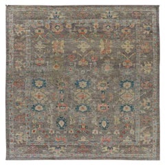 Afghanistan Rose Collection Tapis de sol - Laine Bleu Brown Pink - 91046