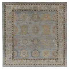 Tappeti Afghanistan Rose Collection - Lana Avorio Azzurro - 91063