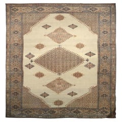 Tappeto persiano Dorokhsh Over Size - Disegno in lana marrone avorio - 92130