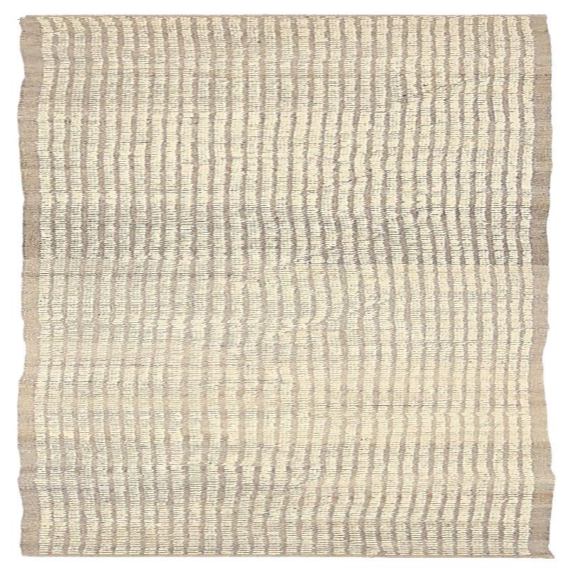 Tapis de course marocain Afghanistan - Laine Brown Design/One - 92245