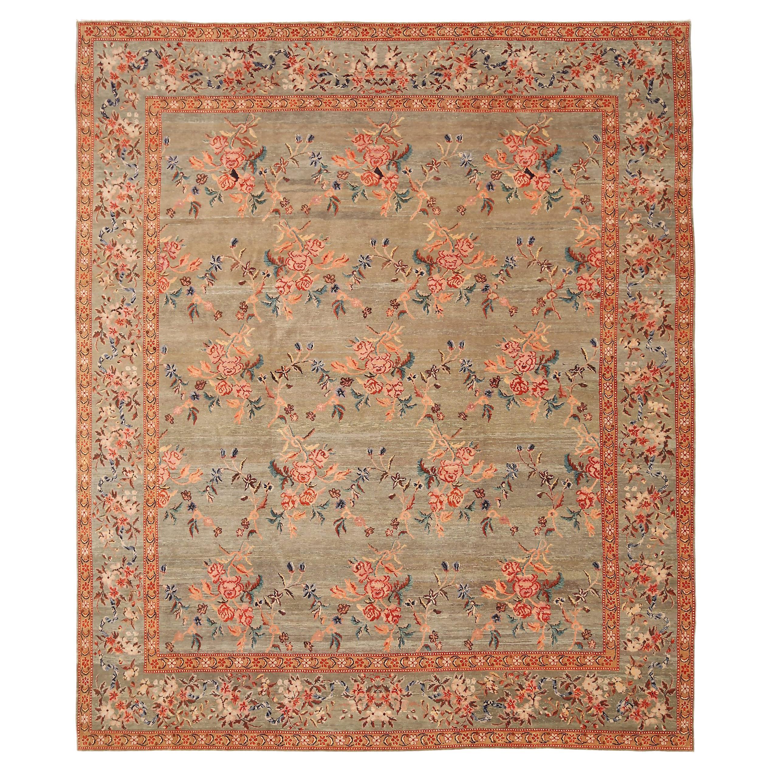 Tappeto Afghanistan Oushak - Lana Avorio Rosso - 92312