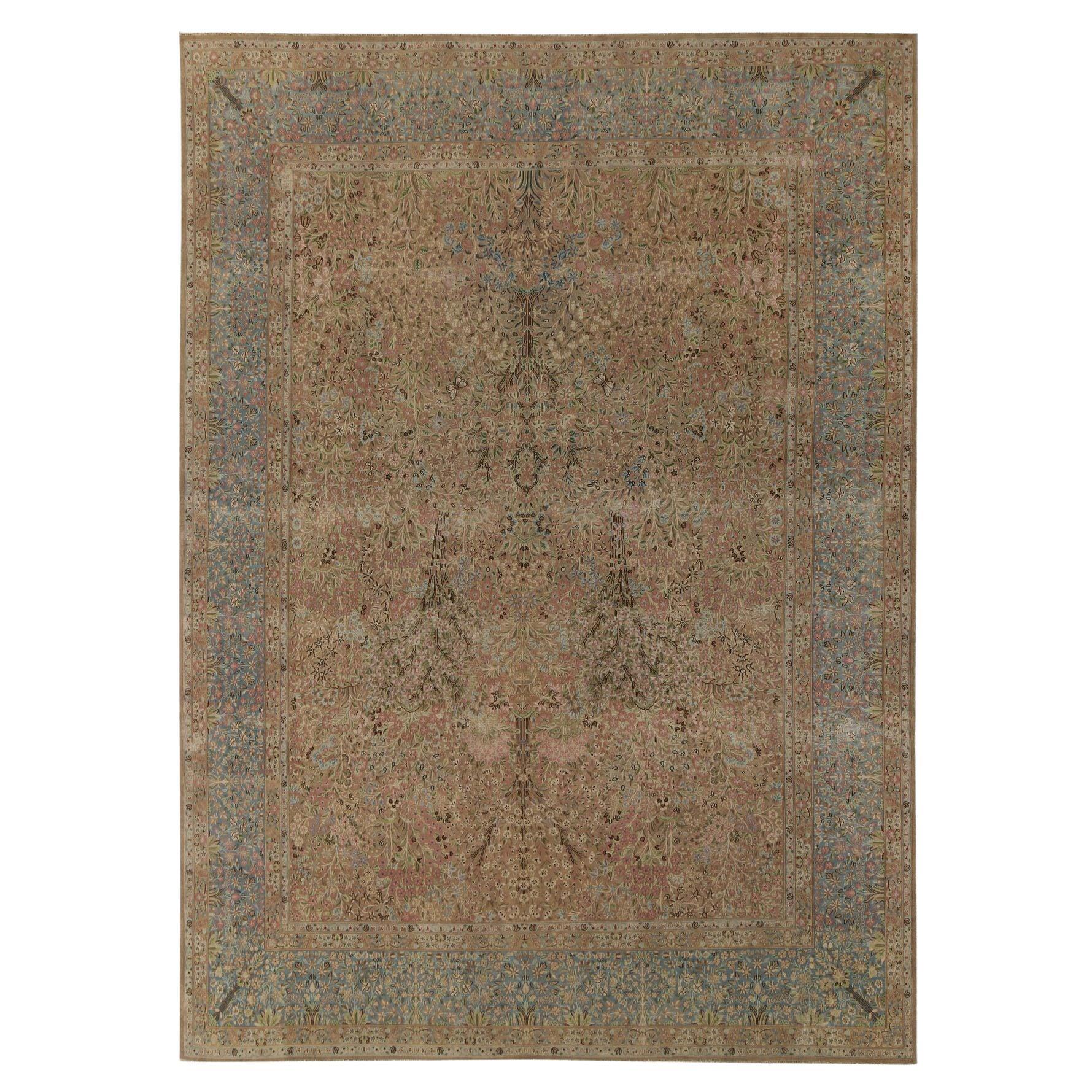 Alfombras Persas Kerman - Lana Diseño Rosa - 97218 en venta