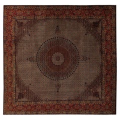 Alfombras Persas Cuadradas Bakhtiari - Lana Diseño Rojo Marfil - 97220