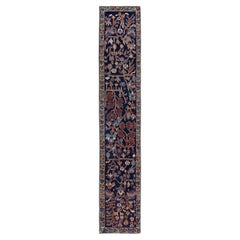 Tapis persan Heriz - Motif bleu marine en laine - 96908