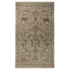Afghanistan Sultanabad Over Size Rug - Wool Brown Ivory - 95809