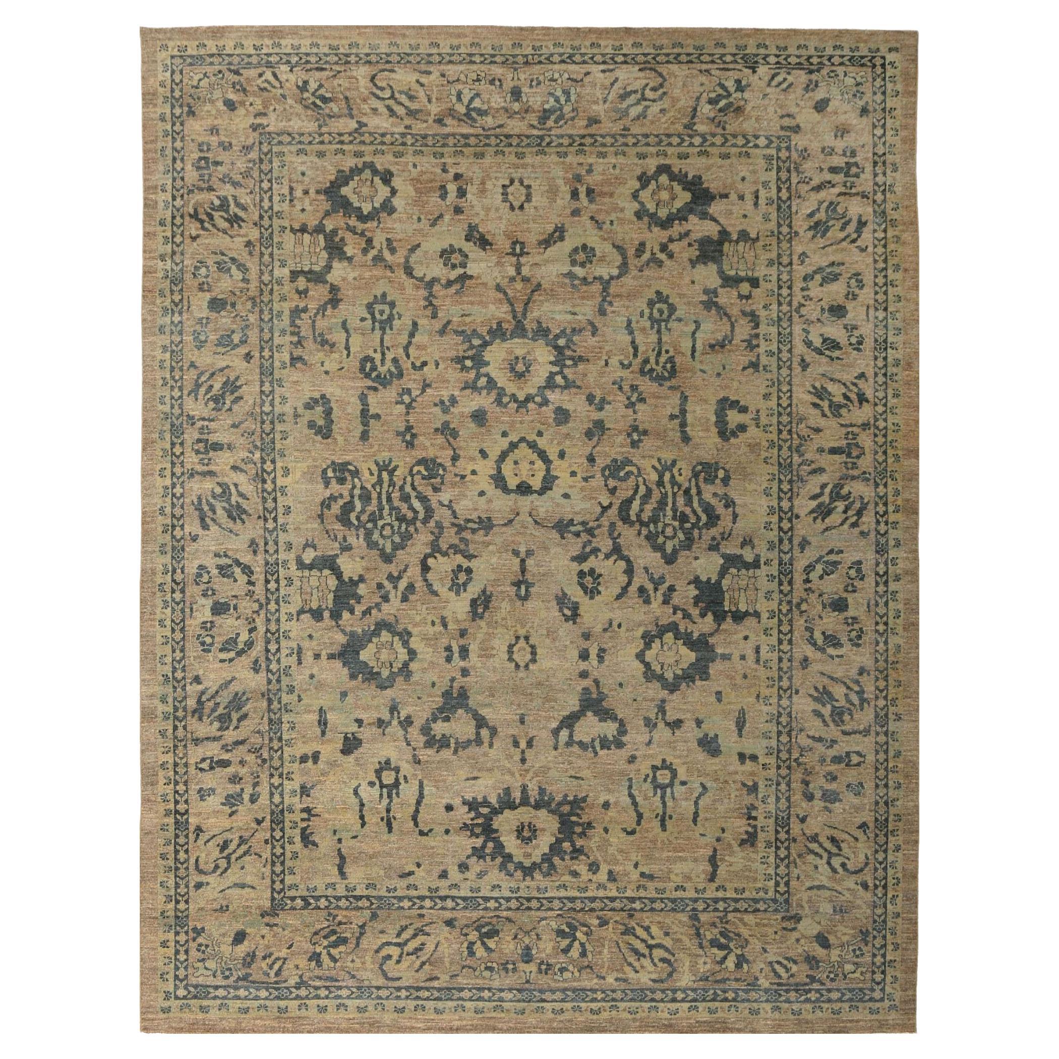 Tappeto Afghanistan Sultanabad Rugs - Lana Marrone Taupe - 95813
