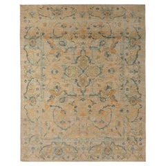 Afghanistan Sultanabad Area Rugs - Wool Orange Pink Design - 95787
