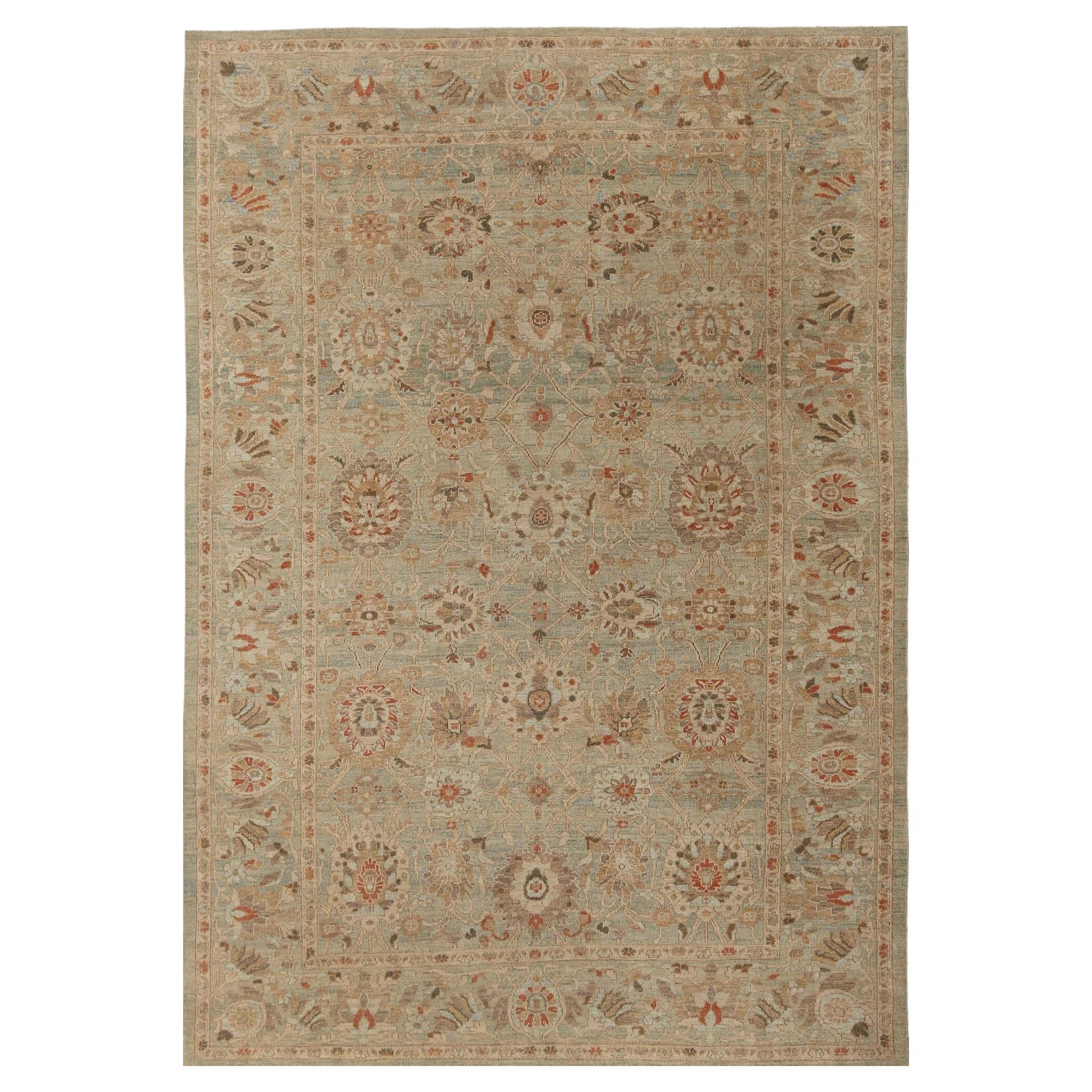 Afghanistan Sultanabad Area Rugs - Wool Ivory Design - 95834