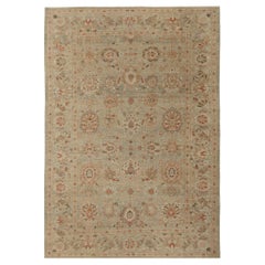 Afghanistan Sultanabad Area Rugs - Wool Ivory Design - 95834