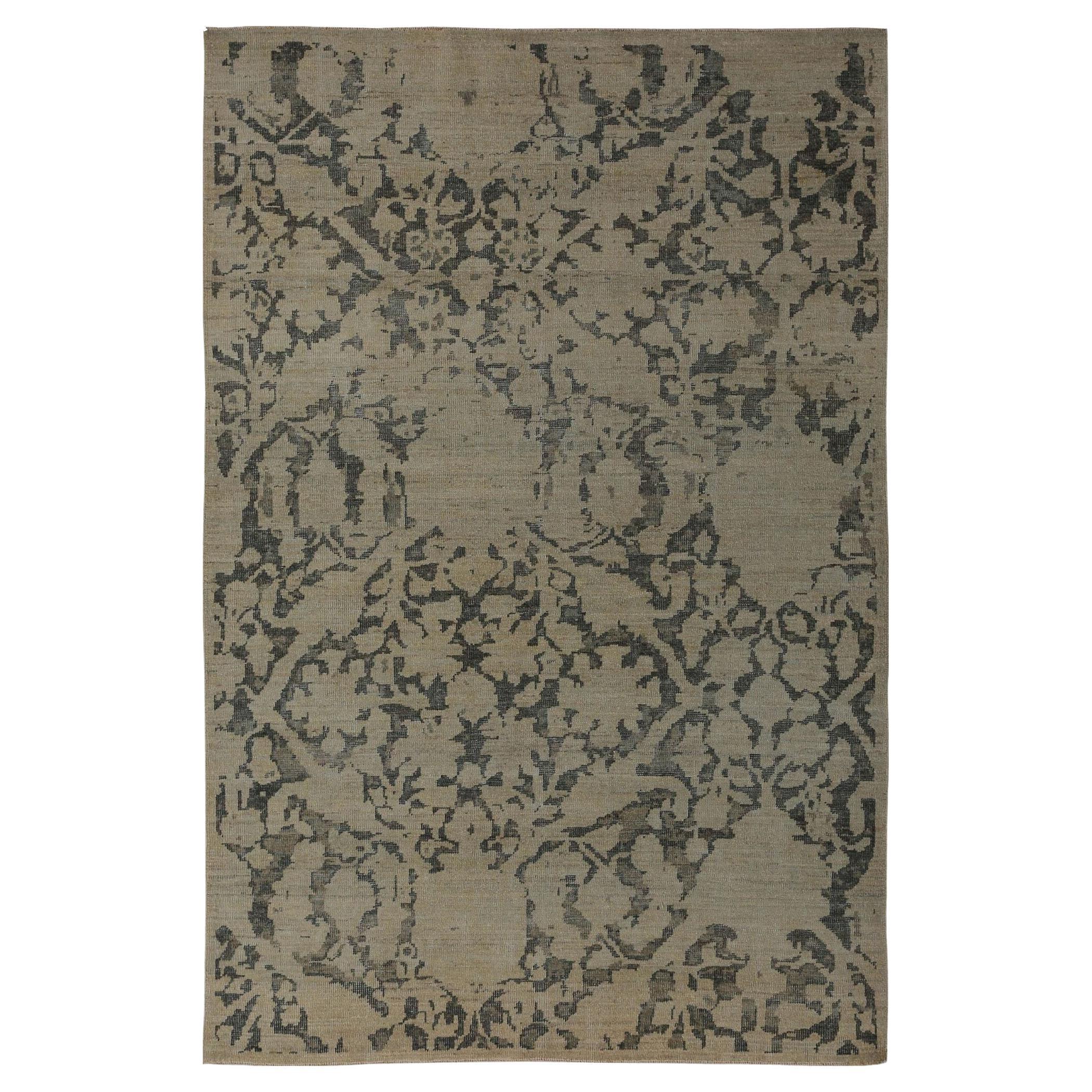 Tappeti per l'area Afghanistan Sultanabad Rugs - Lana Marrone Avorio Design - 95841