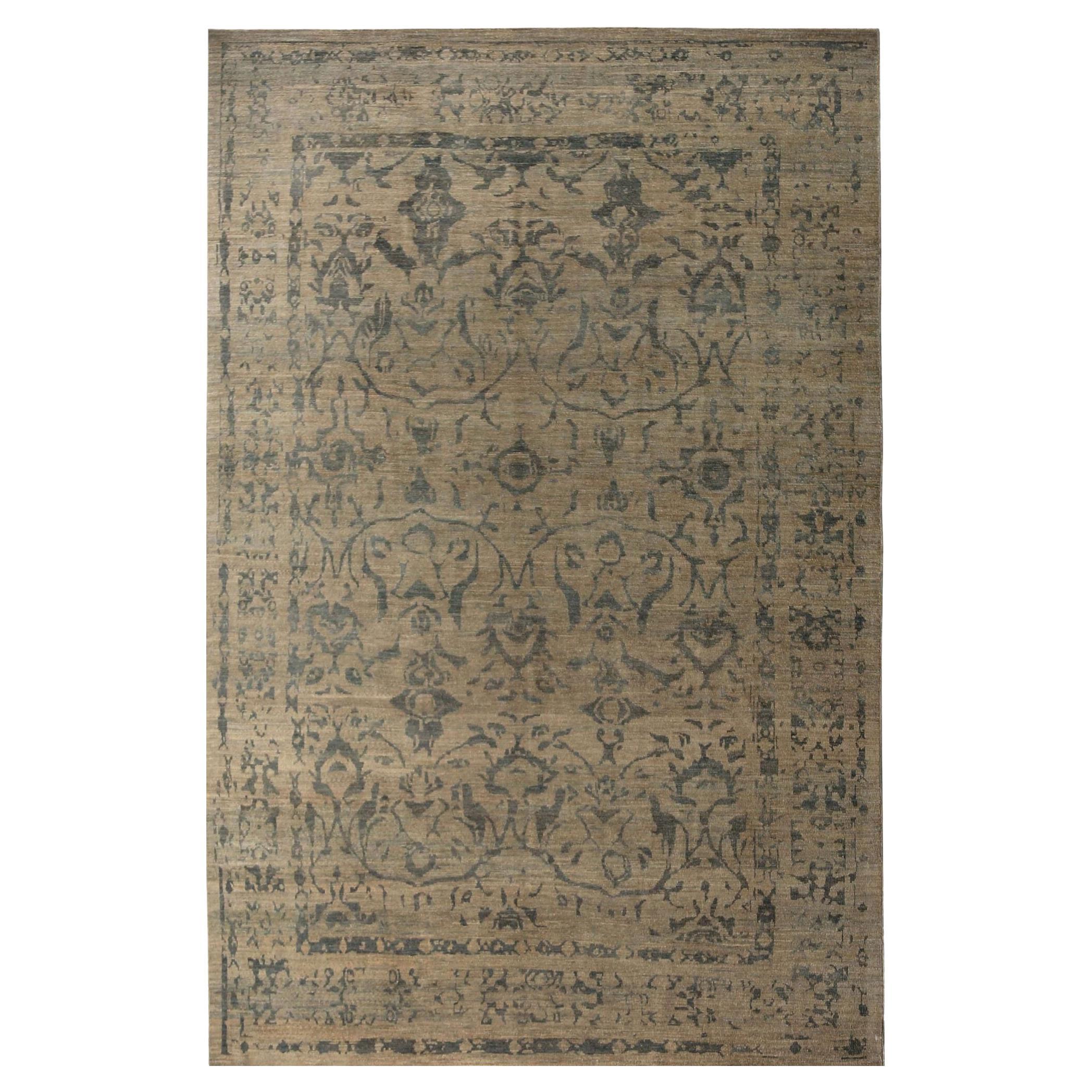 Tappeti Afghanistan Sultanabad Rugs - Lana Marrone Avorio Taupe - 95844