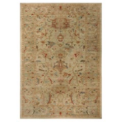 Afghanistan Sultanabad Area Rugs - Wool Ivory Design - 95902