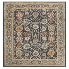 Afghanistan Sultanabad Square Area Rugs - Wool Navy Blue - 95876