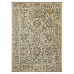 Afghanistan Sultanabad Area Rugs - Wool Brown Ivory Design - 95909