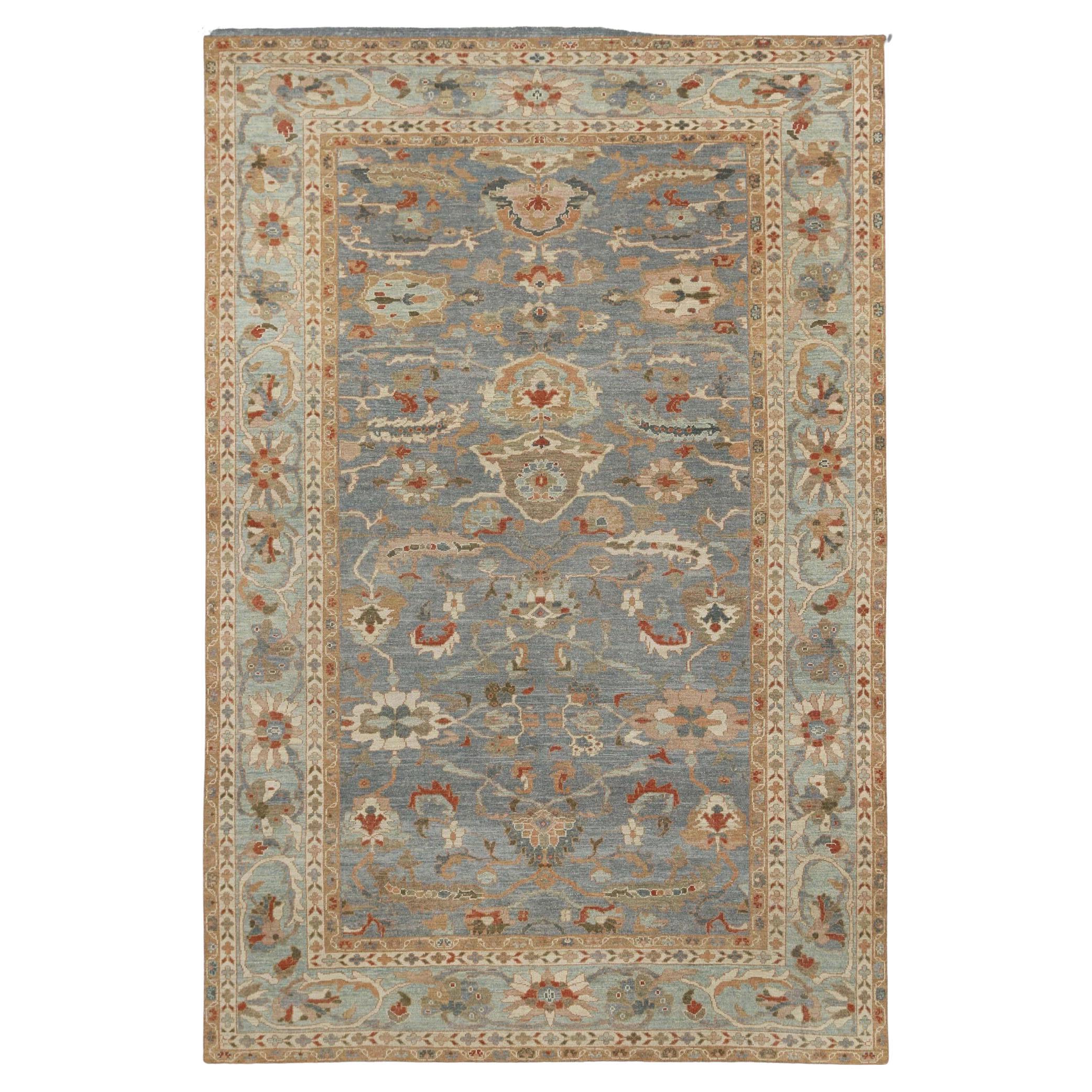Sultanabad-Teppiche aus Afghanistan - Wolle in Grau mit Muster - 95911