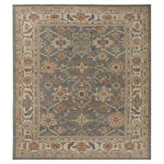 Afghanistan Sultanabad Area Rugs - Wool Gray Design - 95968
