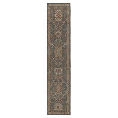 Afghanistan Sultanabad Runner Rug - Wool Brown Design - 96015