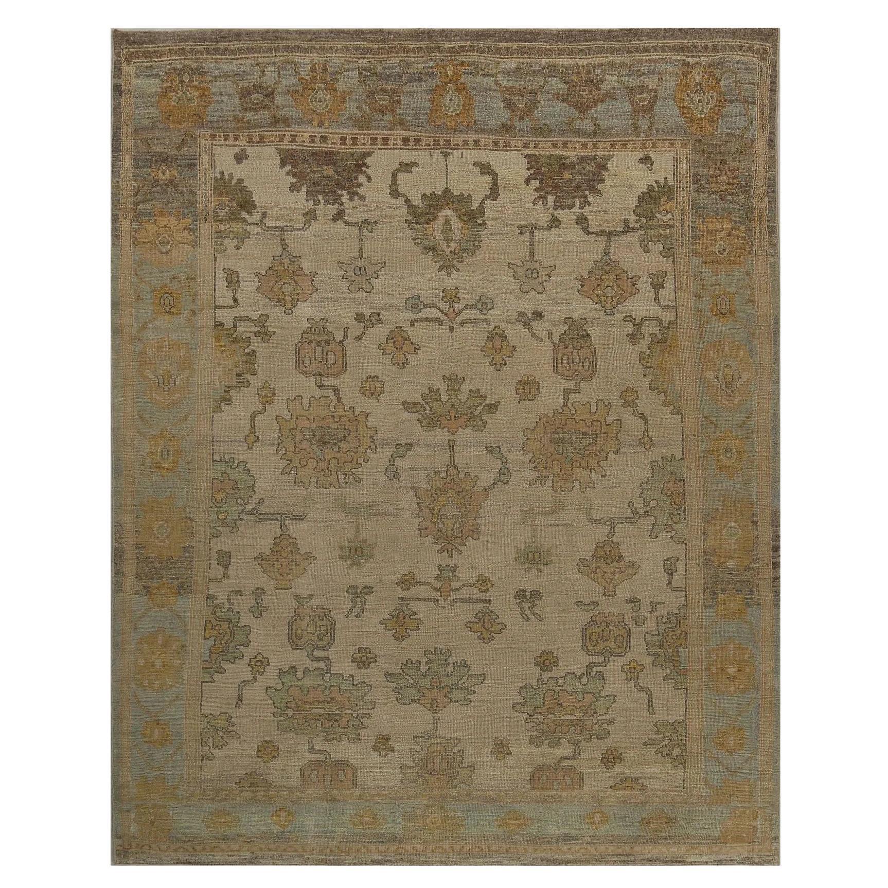 Tapis d'Oushak de Turquie - Design - 98853