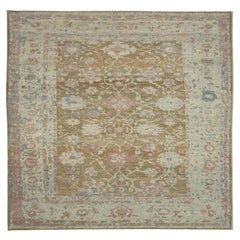 Persische Teppiche - Wolle Braun Grün Elfenbein Rosa - 67943