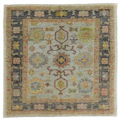 Afghanistan Abadeh Small Rug - Wool Blue Green Red Yellow - 89164