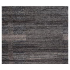 Tappeti India - Lana Nero Marrone Grigio Avorio Design - 98063