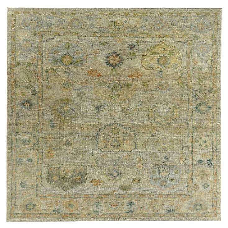 Colección Persian Rose Alfombras - Lana Azul Verde Naranja - 89560