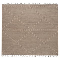 India Teppiche - Wolle Elfenbein Taupe Design - 96619