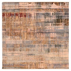 Tappeti India Modern - Lana Marrone Grigio Avorio - 93860