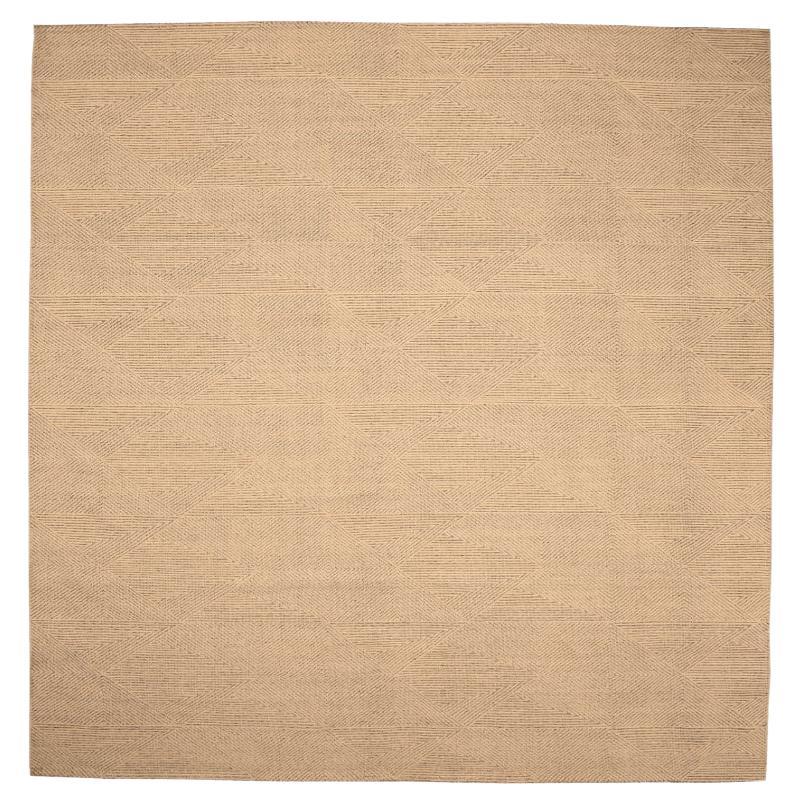 Marokkanische Teppiche aus Indien – Wolle in elfenbeinfarbenem Design – 94227