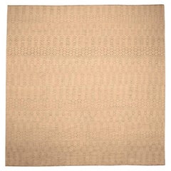 India Moroccan Area Rugs - Wool Ivory Design - 94236