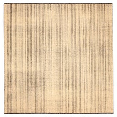 India Moroccan Area Rugs - Wool Ivory Design - 94240