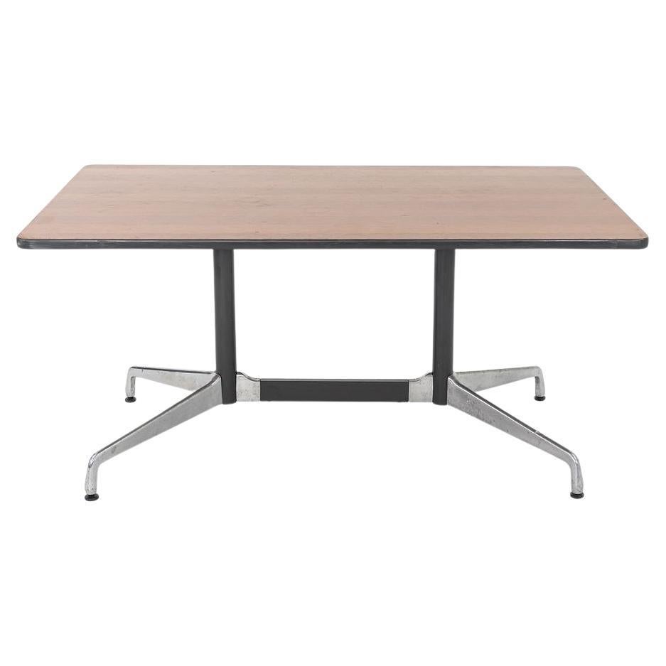 1990s Herman Miller Eames Segmented Dining Table / Conference Table in Dark Oak