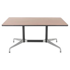 1990s Herman Miller Eames Segmented Dining Table / Conference Table in Dark Oak