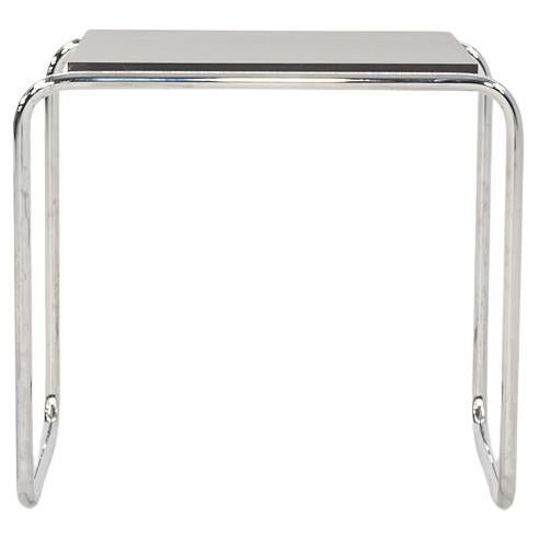 1990s Marcel Breuer for Thonet Laccio Side Table in Black 6x Available